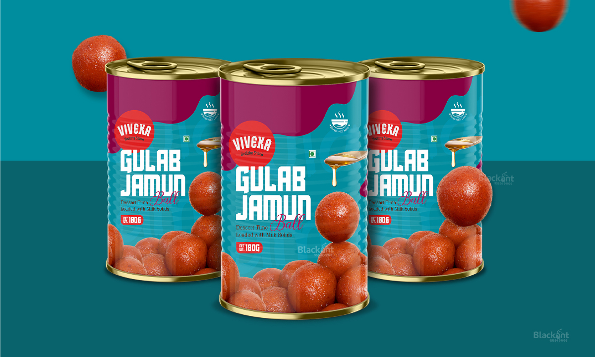 Gulab Jamun/Rasagulla Sweets Product Packaging Design